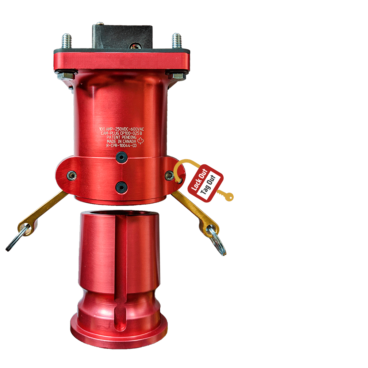 Lock Out Tag Out - Cam Plug Pin and Sleeve Receptacles